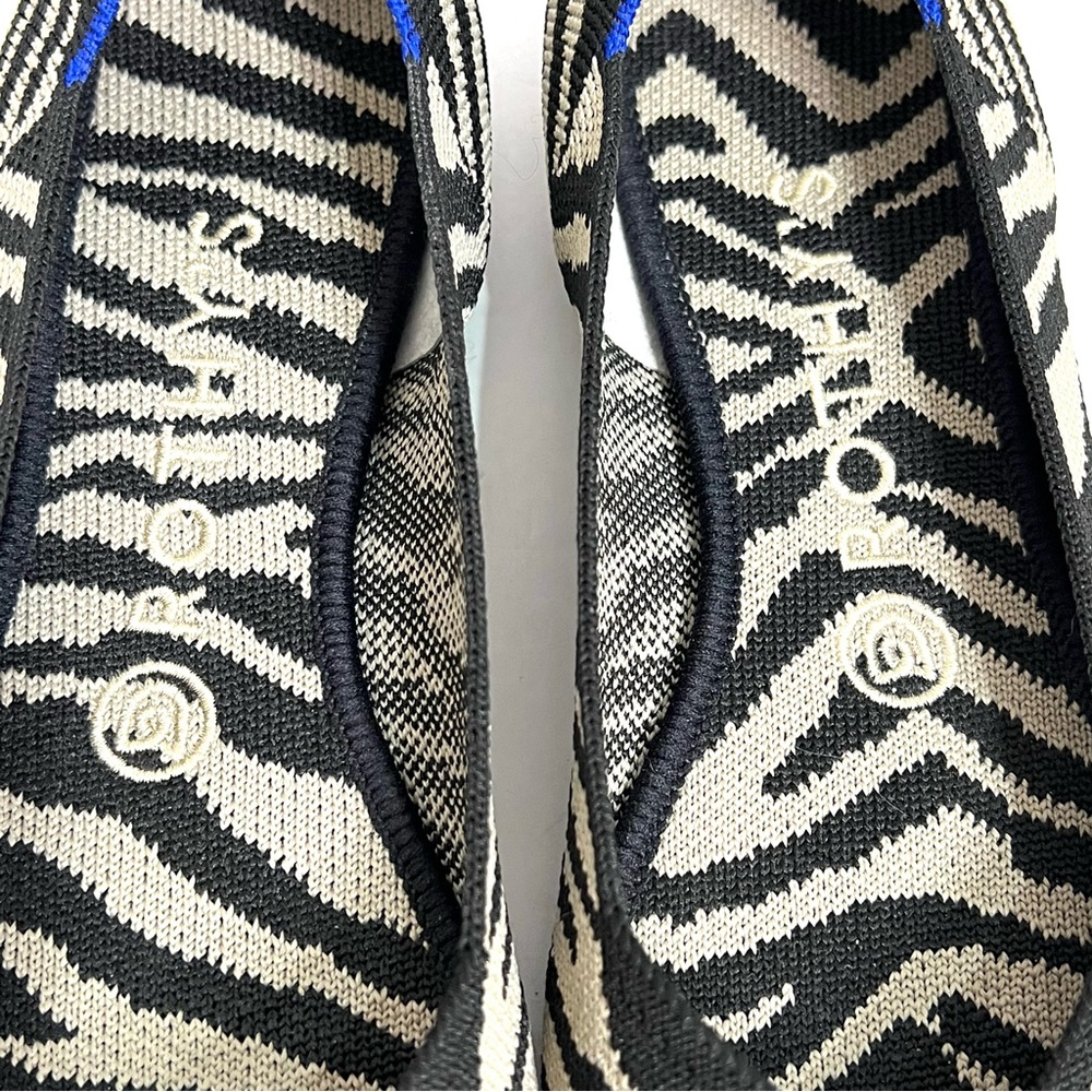 Rothys Zebra Print Flats 8.5 - image 4